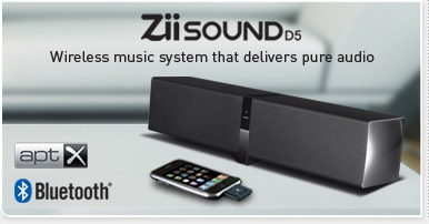 ZiiSoundD5 - Wireless music system that delivers pure audio