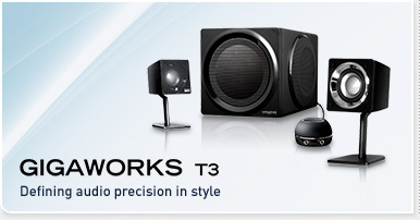 GIGAWORKS T3 - Defining audio precision in style