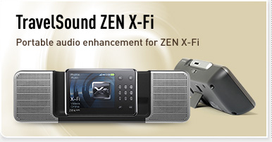 TravelSound ZEN X-Fi - Portable audio enhancement for ZEN X-Fi
